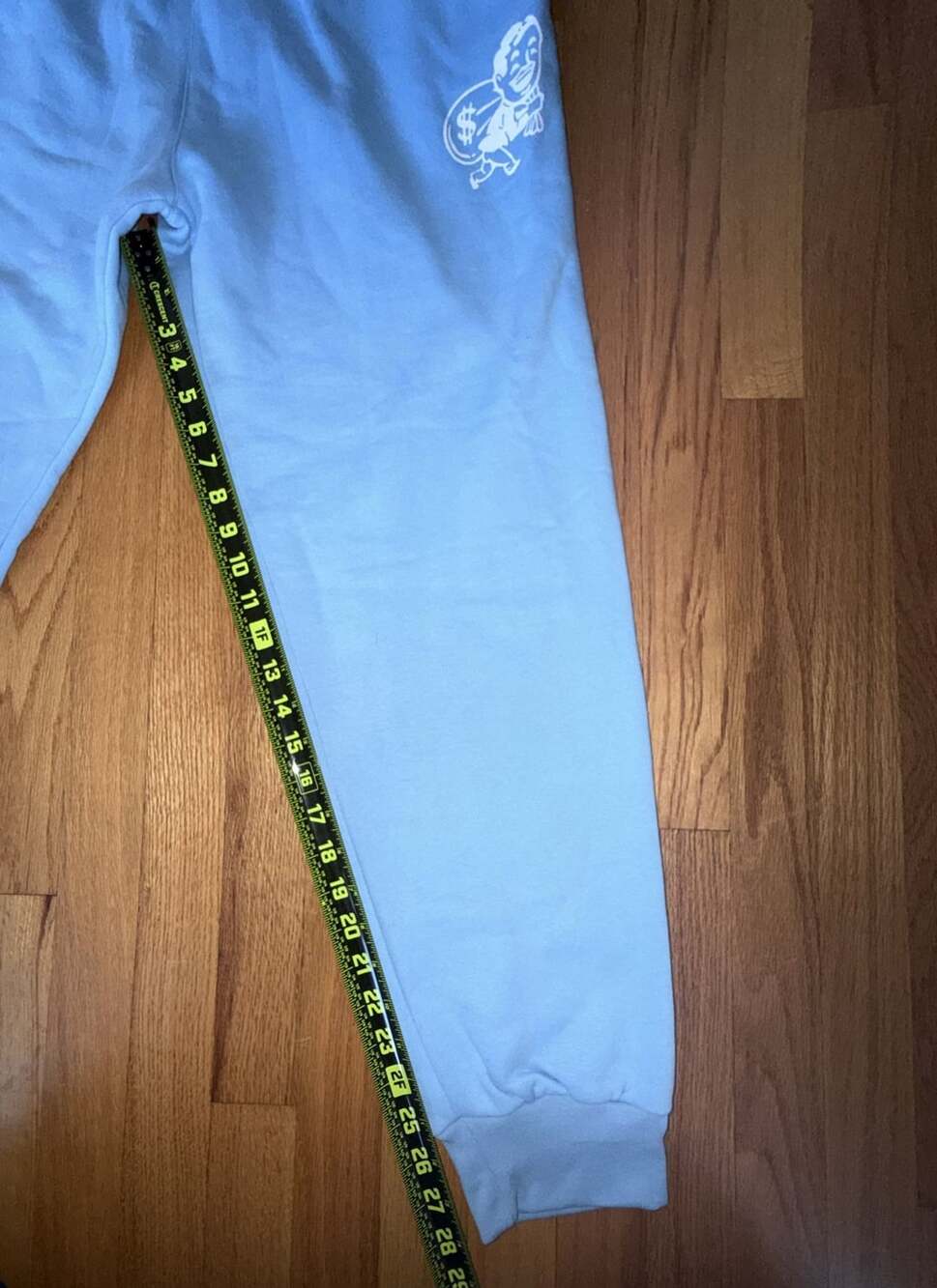 The Hustlers Prosper Sweatpants Size XL Light Blue Streetwear - Picture 10 of 11